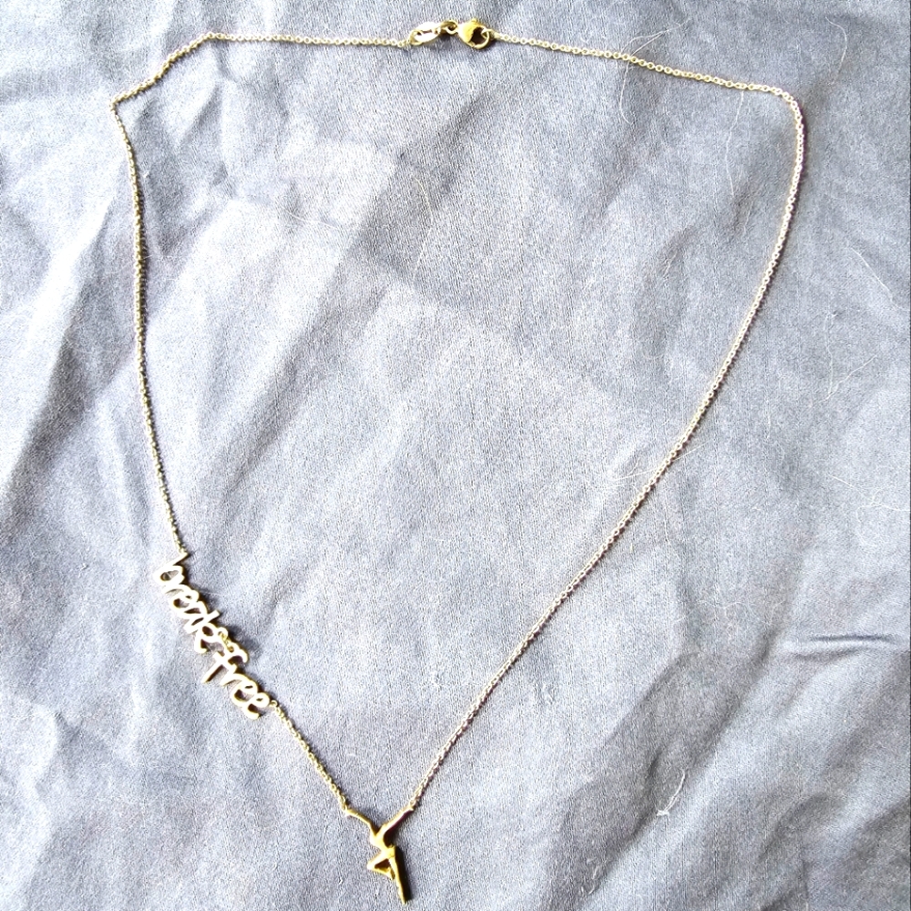 Sterling silver custom firedancer necklace